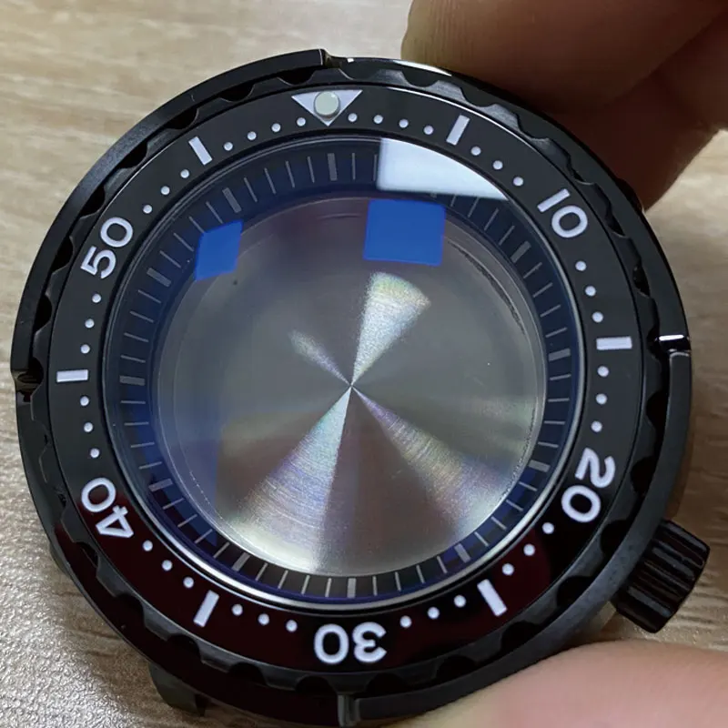 Детали для часов твердые 47 мм часы из нержавеющей стали с золотым