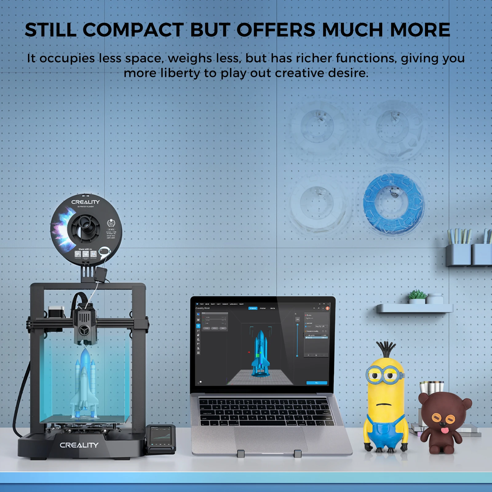 Creality 3D Ender-3V3 KE Обновление принтера Sprinte Экструдер с прямым приводом Громкая связь