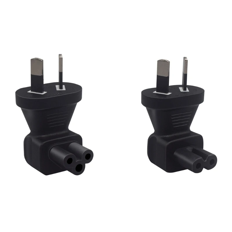 

High-performance AUS TO C5/AUS TO C7 Adapter 90 Degree Adapter Right Angled Extension Power Adapter Compact-size Durable