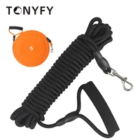 pet dog leash strong long lead round rope training tracking walk line for small medium large dog 3m5m10m15m pet supplies