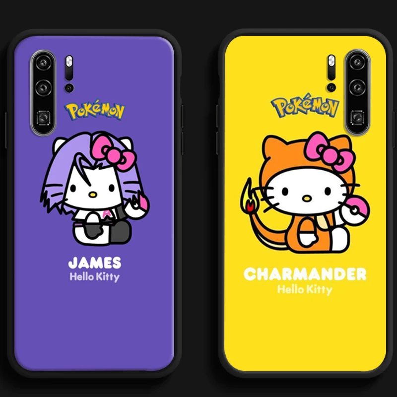 

Hello Kitty Pokémon Phone Cases For Huawei Honor Y6 Y7 2019 Y9 2018 Y9 Prime 2019 Y9 2019 Y9A Cases Carcasa Soft TPU Coque