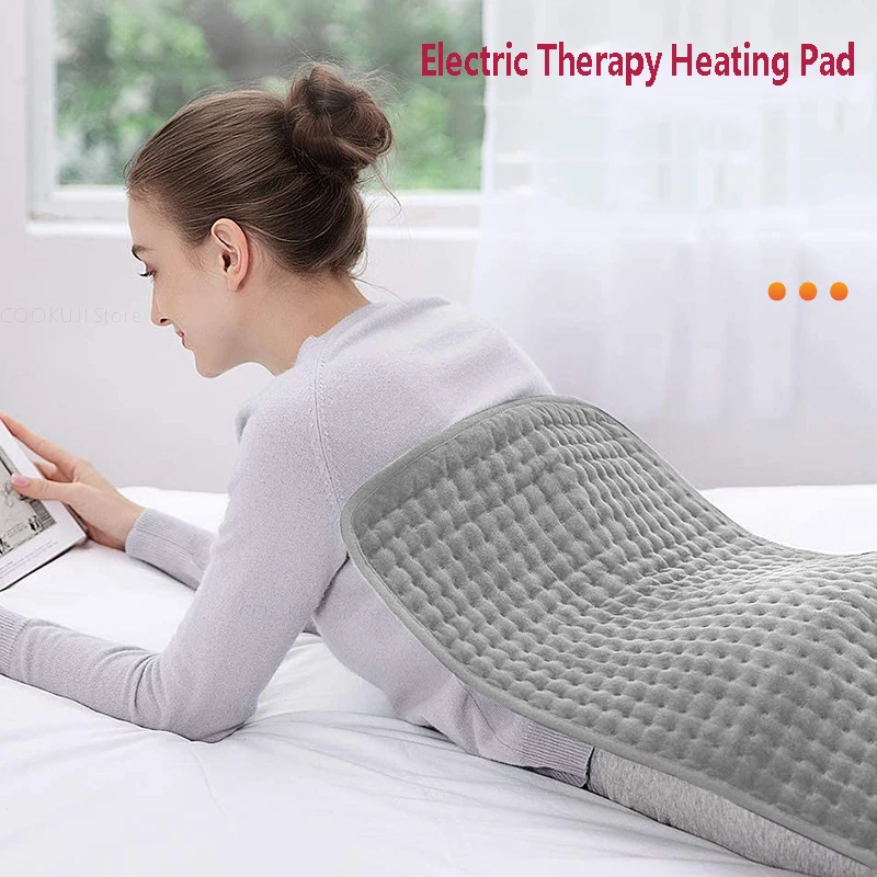 

60*30cm 6 Level Electric Therapy Heating Pad Heat Blanket Neck for Stomach Shoulder Back Pain Relief Warmer Wrap Heate Therapy