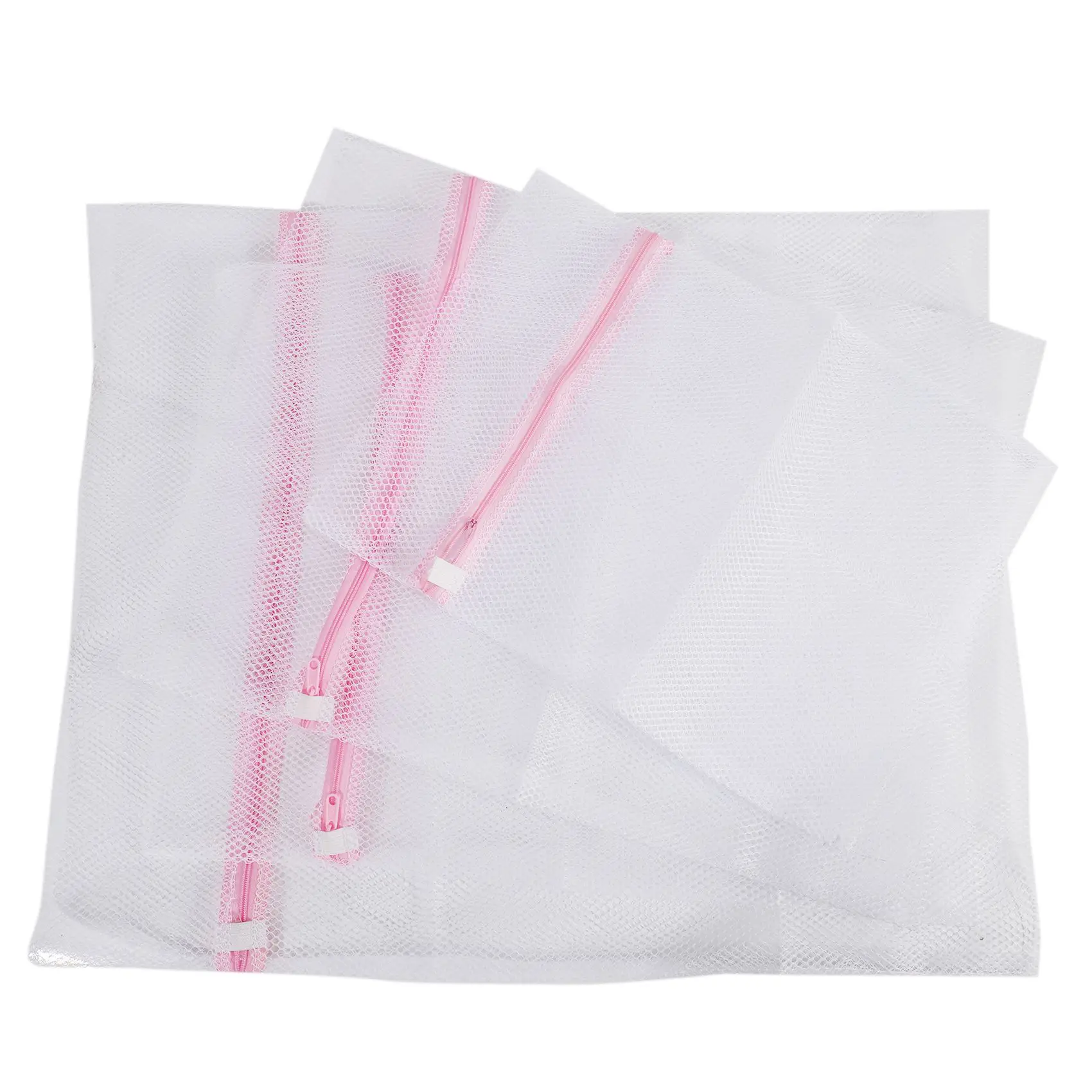 Большой сетчатый мешок для стирки набор из 4 прочных мешков грубой сетки с