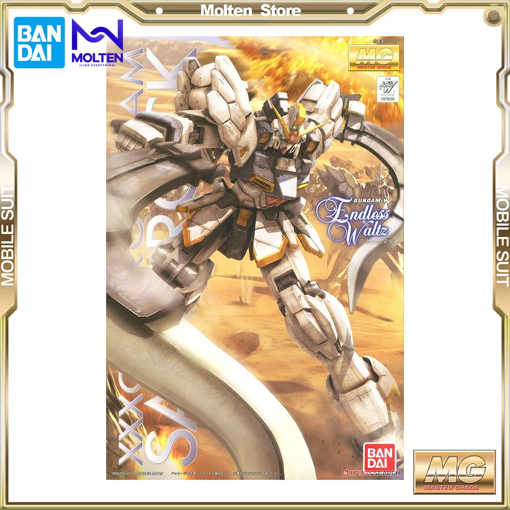 BANDAI MG Gundam Sandrock EW 1/100 Scale Mobile Suit Gundam Wing Gunpla Model Kit Assembly/Assembling Anime Action Figure