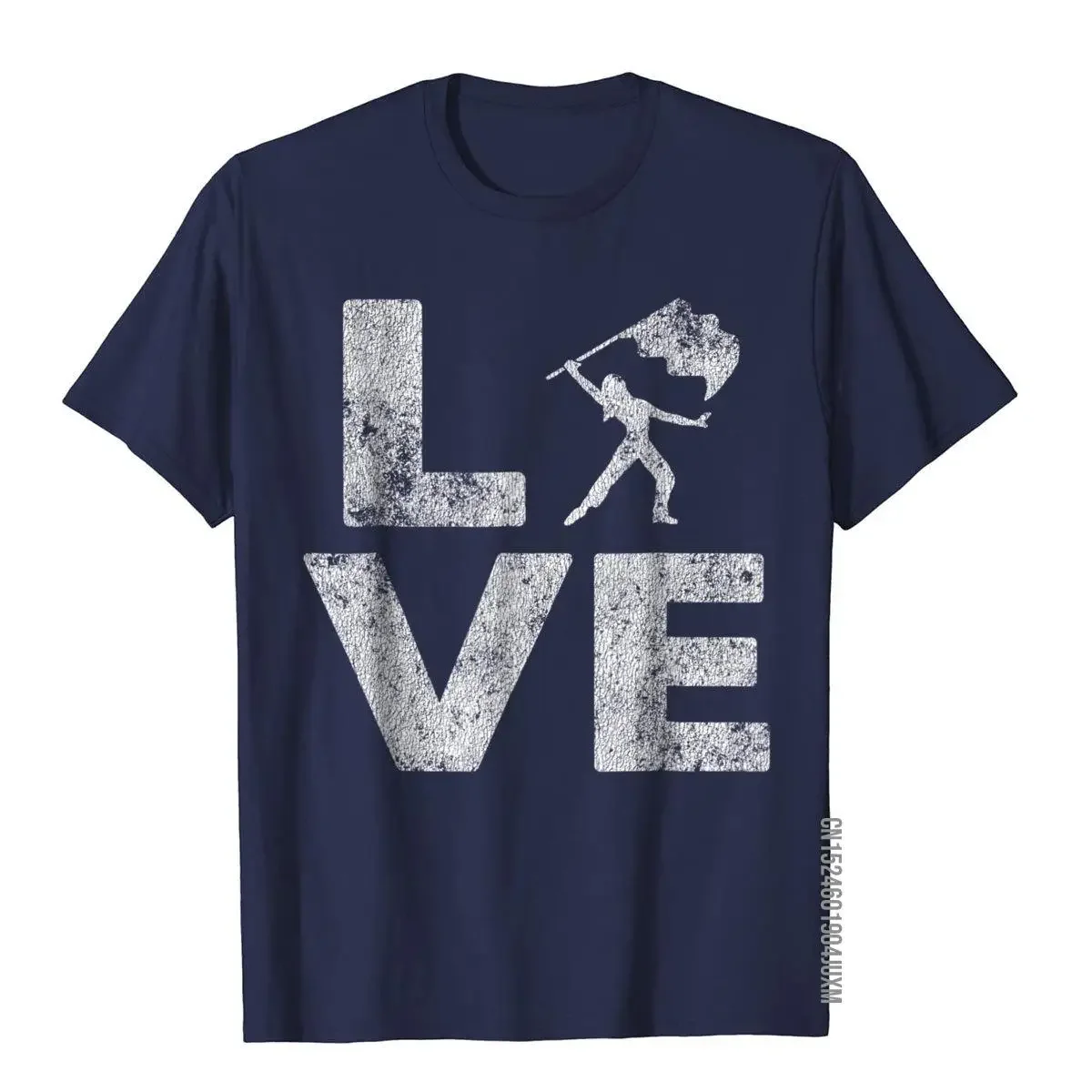 Мужская зимняя хлопковая Футболка Love Color Guard Спортивная футболка |