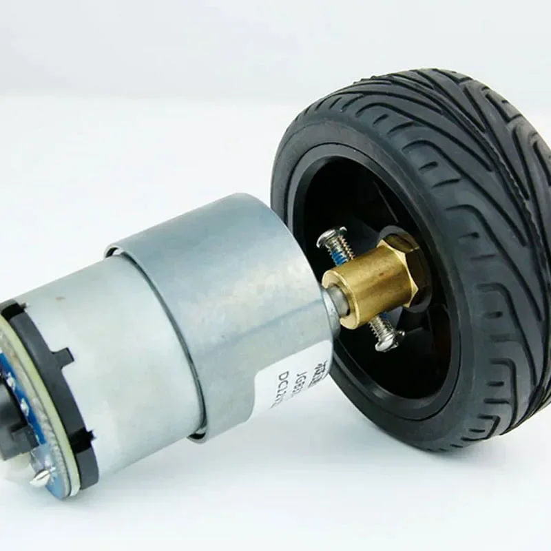 Умное автомобильное колесо 65 мм 85 резиновая шина Mecanum и шестиугольная муфта для