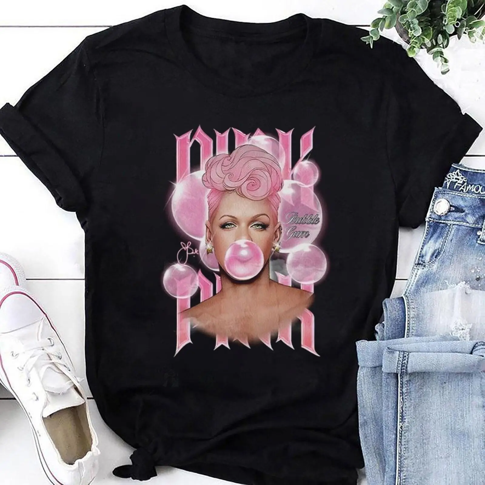 Trustfall Tour 2023 розовая футболка P nk рубашка с надписью Pink