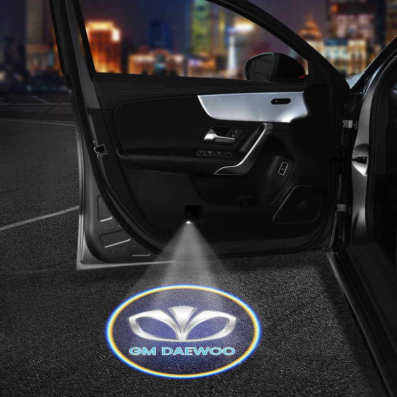 2 шт. декоративный проектор для автомобильных дверей Daewoo Matiz Nexia Lanos Kalos Gentra Nubira Dama |