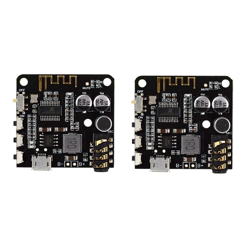 

Mini Bluetooth 5.0 Decoder Board Audio Receiver BT5.0 PRO MP3 Lossless Player Wireless Stereo Music Amplifier Modul,2Pcs