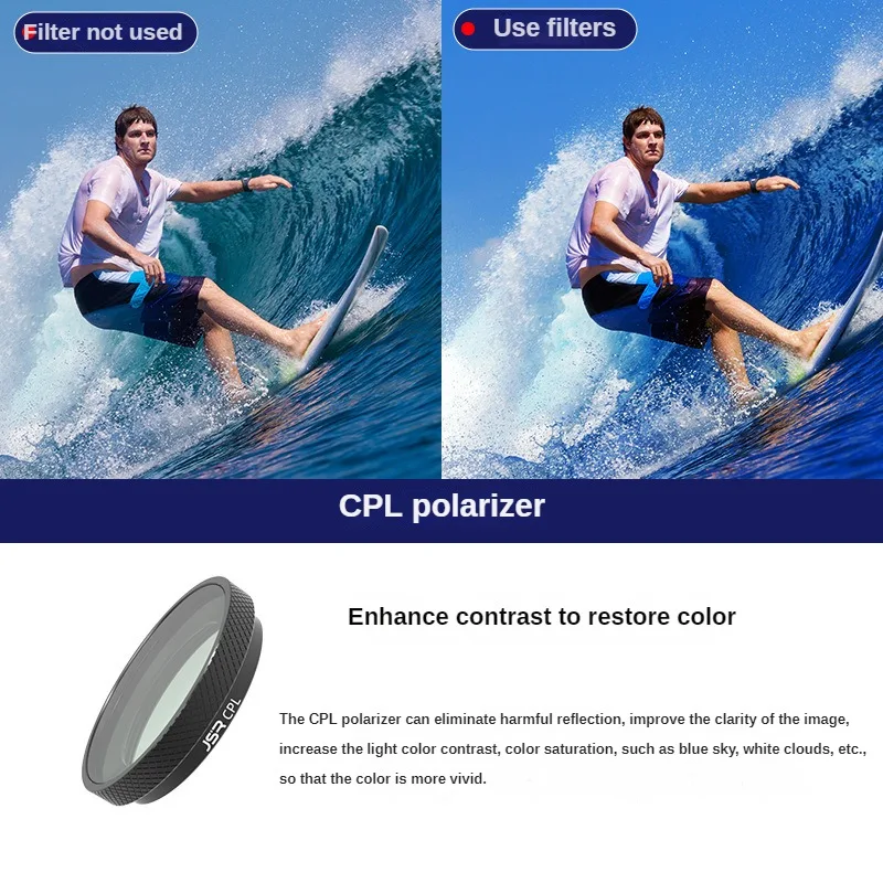 Набор фильтров для объектива Insta360 Go 3S ND CPL UV аксессуары экшн-камеры