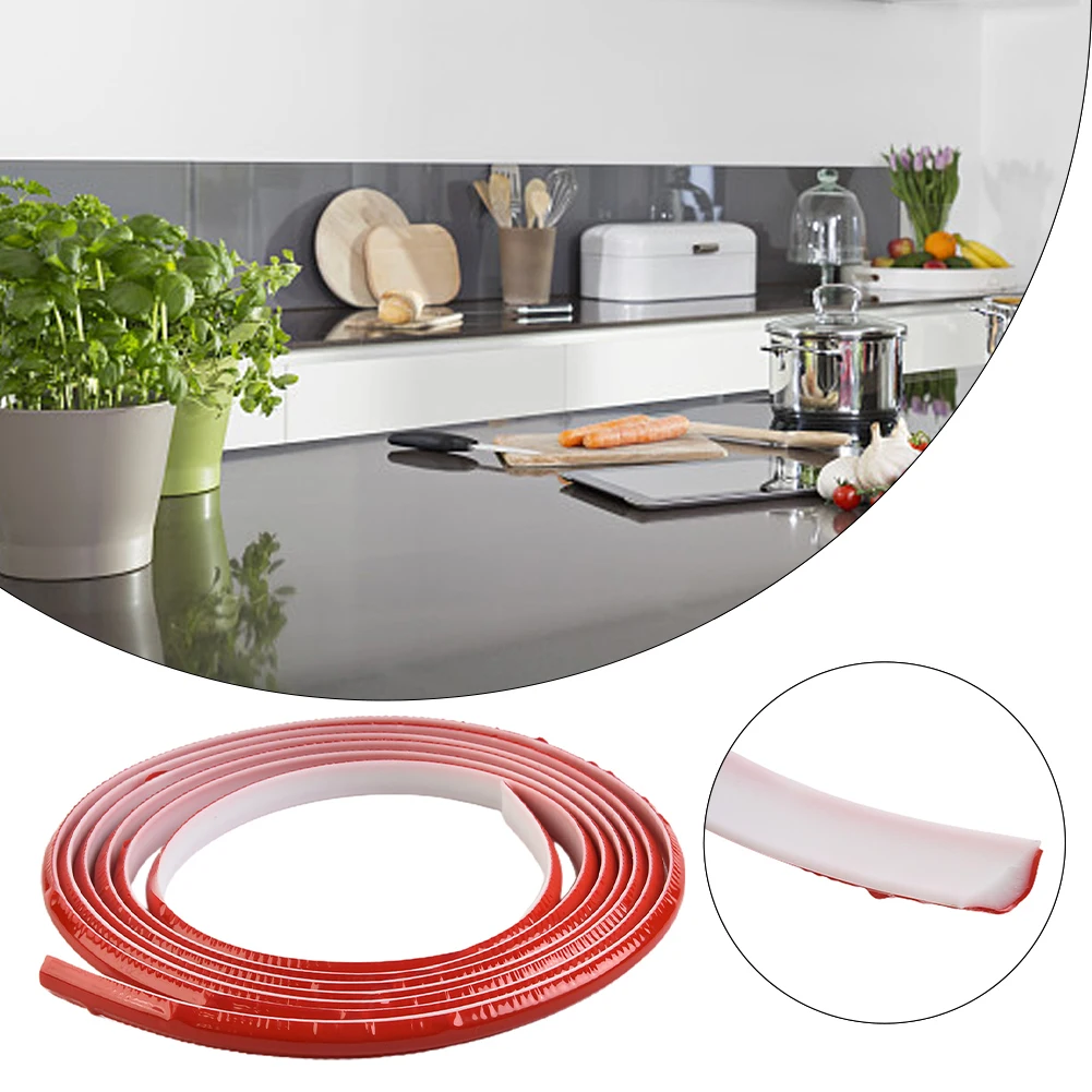 

Durable Practical Replaceable Corner Caulk Strip Kitchen Supplies Easy To Use Self Adhesive Board TPE Waterproof