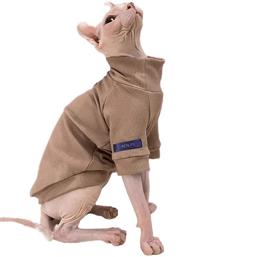 

Одежда для кошек без волос, одежда для сфинкса, Devon, Осень-зима, хлопковая эластичная флисовая одежда для кошек, костюм для сфинкса, одежда для кошек