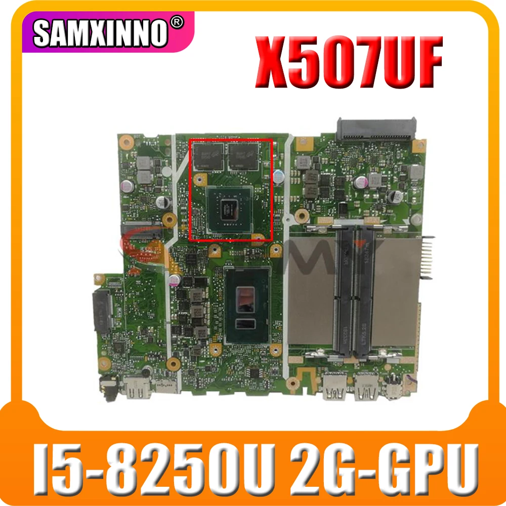 

For Asus X507U X507UB X507UBR X507UAR Y5000UB X507UF Laptop Motherboard 100% Fully Tested With 2G-GPU I5-8250U