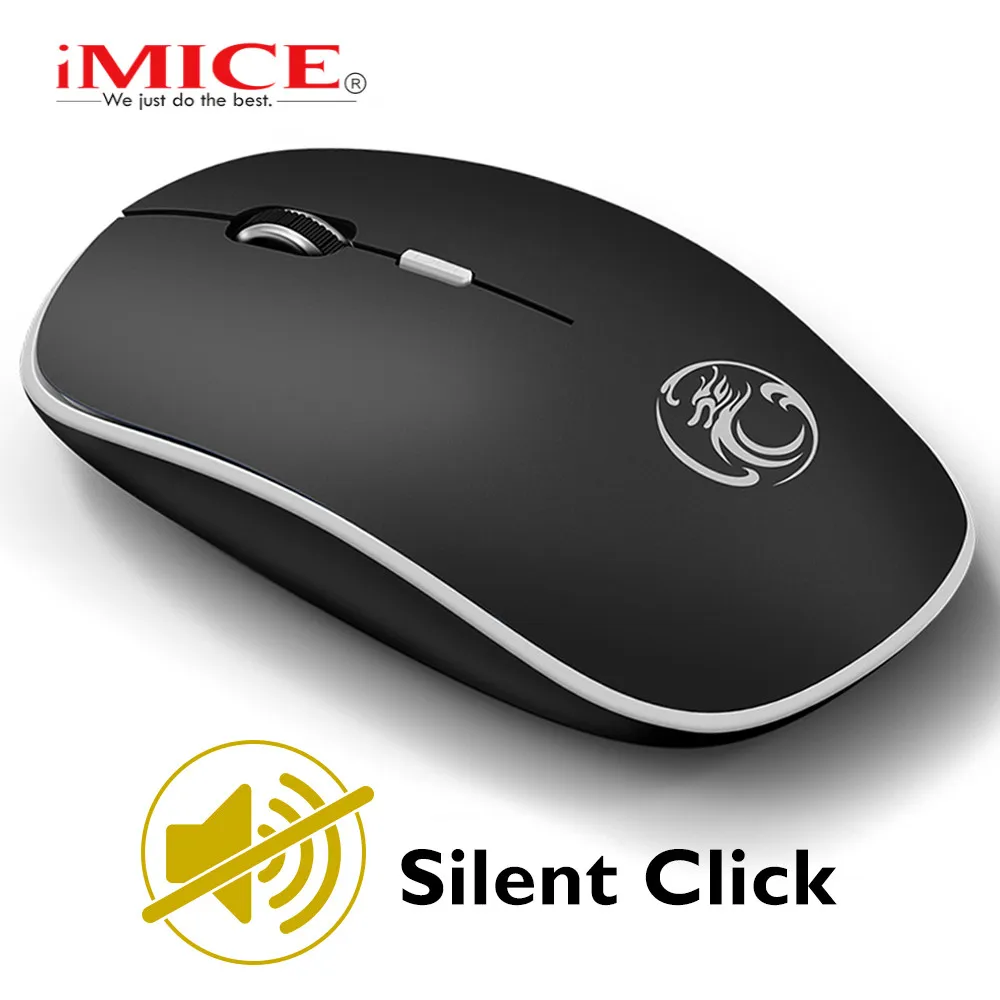 

Imice Wireless Mouse Computer Mause Ergonomic 2.4G USB Mouse Silent Optical 1600DPI Wireless Mouse For Computer Laptop Pc Mice