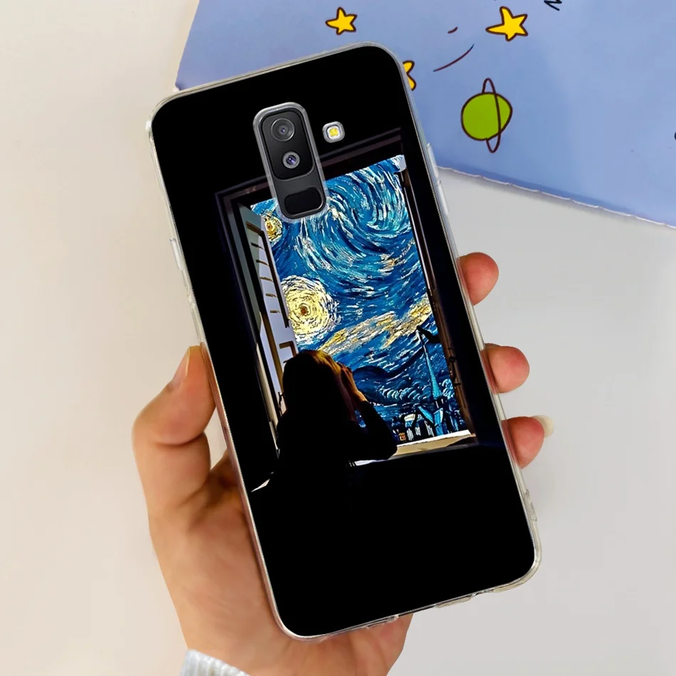 Для Samsung Galaxy A6 Plus 2018 чехол для + (2018) A600F A605G модный крутой узор Мягкие силиконовые