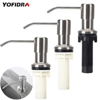 soap dispenser for kitchen sink and tube kitbrushed nickel47 inch tube connects directly to soap bottle no more refills