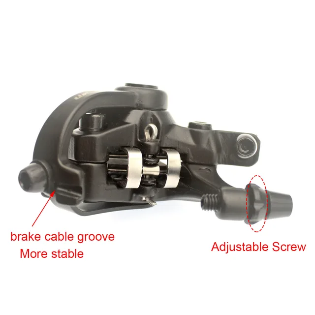 ZOOM Bicycle Disc Brake Aluminum Alloy F160 R160 Mountain Road MTB Bike Mechanical Caliper Disc Brakes Cycling Double Brake 3