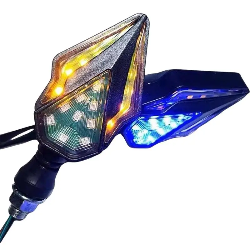 

2 шт., водонепроницаемый треугольный сигнал поворота для мотоцикла