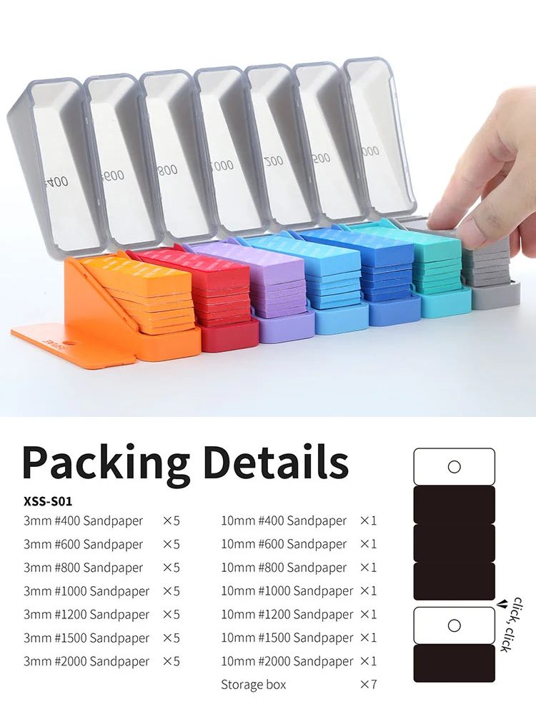

Набор наждачной бумаги JIANYANZHE DSPIAE XSS-S01