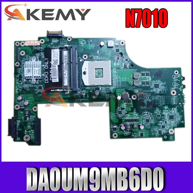 

Akemy laptop motherboard for dell inspiron N7010 main board DDR3 0GKH2C CN-0GKH2C GKH2C DA0UM9MB6D0 full tested