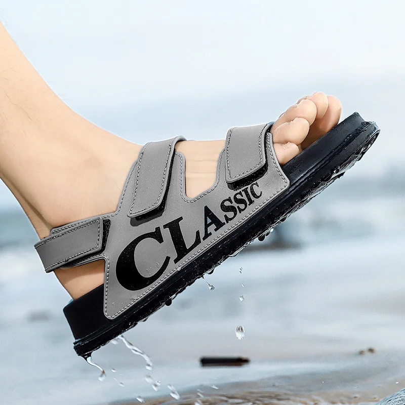 

Coslony New Men Sandals Men Shoes Outdoor Male Retro Comfortable Casual brand Sandals 2022 Summer Leisure Beach Holiday Sandals