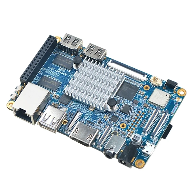 

For Nanopc-T3 Plus Industrial Card S5P6818 Octa Core Cortex-A53 2GB DDR3 Memory Computer Development Board+Heat Sink