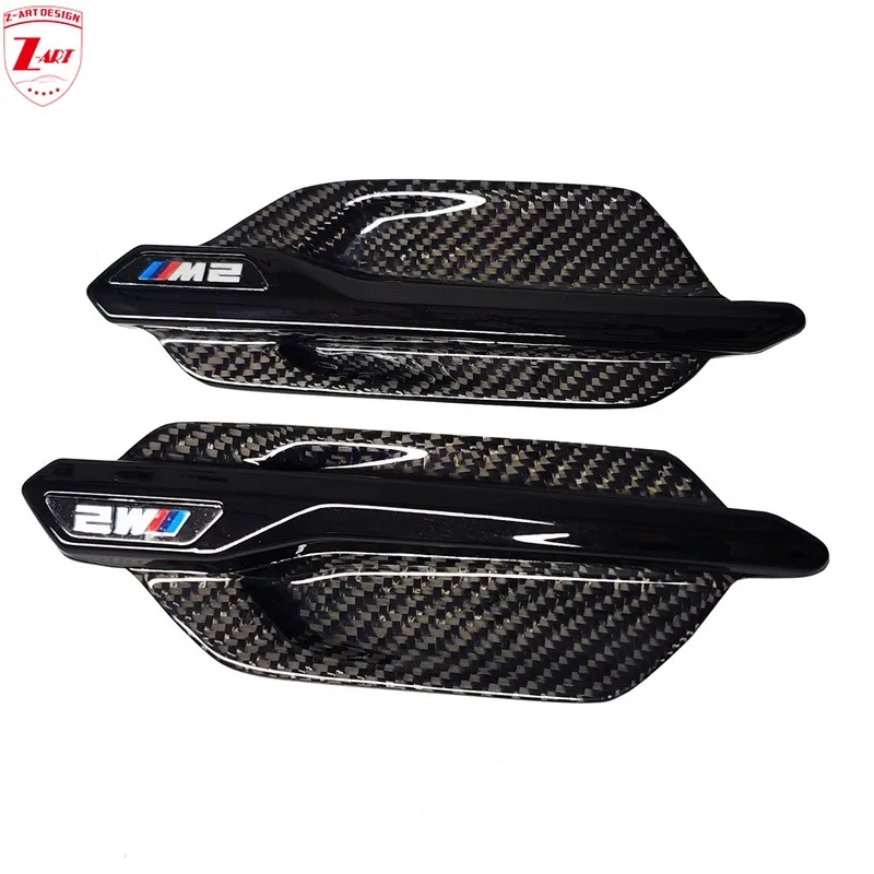 Z-ART M2 Side Badge For BMW F87 Carbon Fiber Fender Frim 2015-2022 | Body Kits