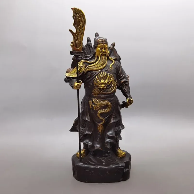 Zhongyi Guan Gong медь позолоченный украшение дома латунь Er Ye открытие подарок