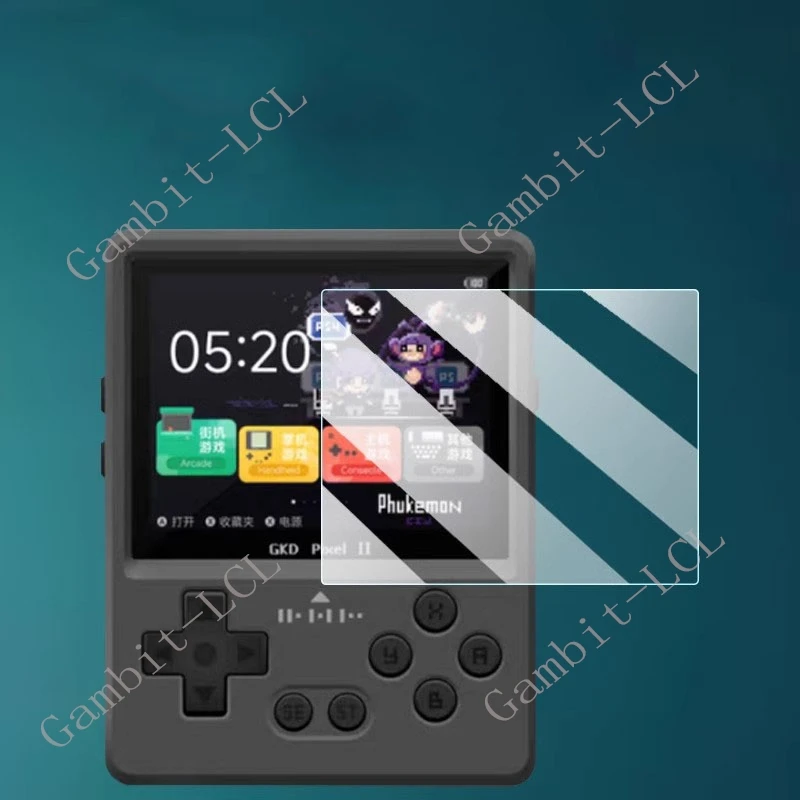Фото 2 шт. для портативной игровой консоли Gkd Pixel 2,4-дюймовое закаленное стекло на GkdPixel2 Pixel2 9H HD Защитная пленка для экрана №4
