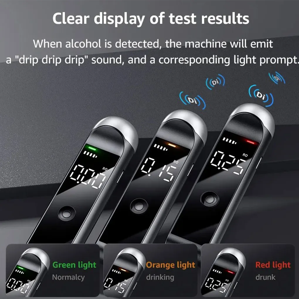 Автоматический алкогольный тестер профессиональный алкотестер перезаряжаемый
