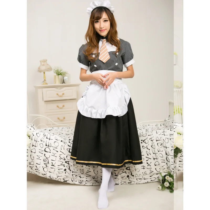 

Halloween Cosplay Love Live Anime Game Kotori Minami Maid Costume Maid Clothes Stage Show Carnival Performance