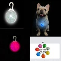 dog cat collar pet night safety clip luminous light waterproof ag flashing led