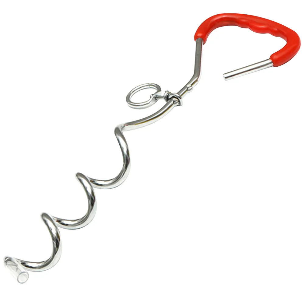 

The Fence Stakes Heavy Duty Dog Spiral Ground Anchor Anchors Metal Pet Supplies