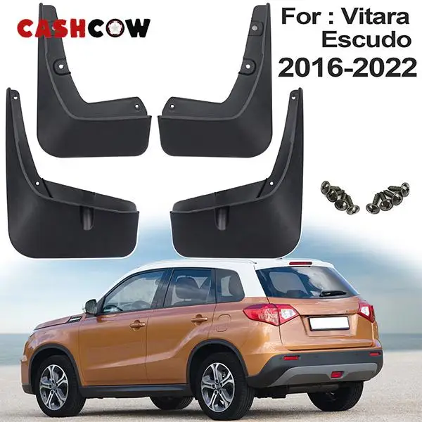 Брызговики CASHCOW 4 шт. для Suzuki Vitara Edcudo 2016-2022 брызговики передние и задние 2017 2018 2019 2020