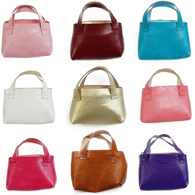 

1 шт., миниатюрная сумка из искусственной кожи для кукол, 30 см