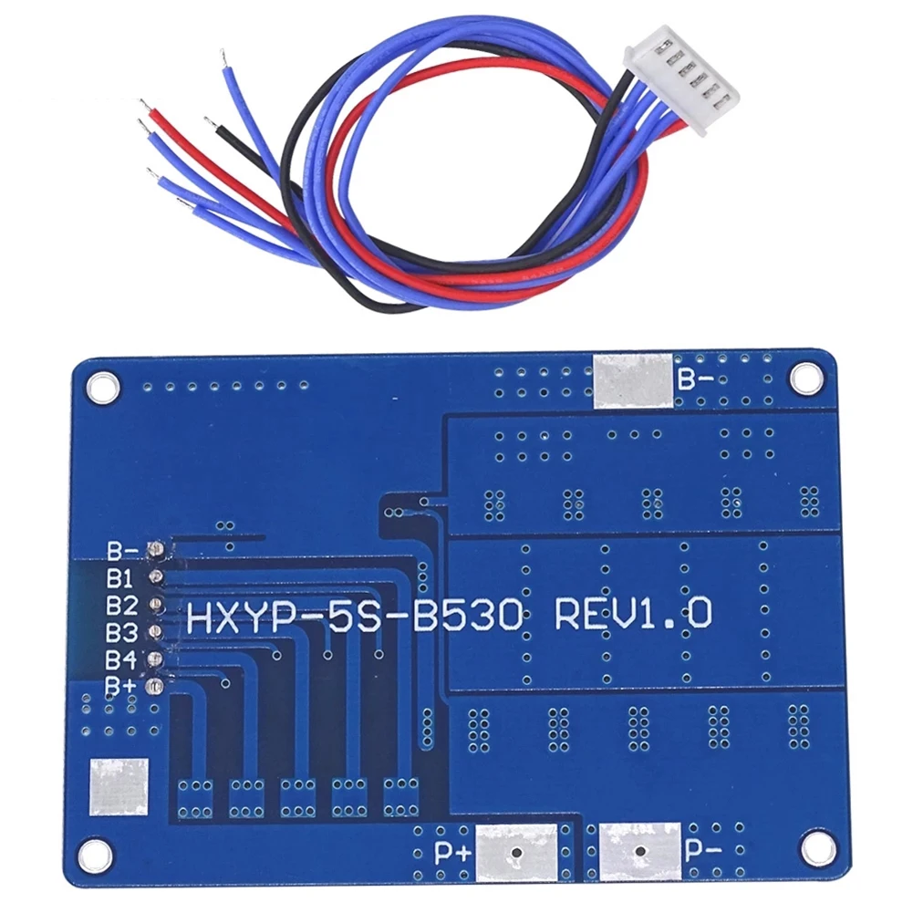 

5S 18V 21V 30A Battery Charging Protection Board Lithium Battery Pack Protection Circuit Board With Cable Power Tool BMS Module