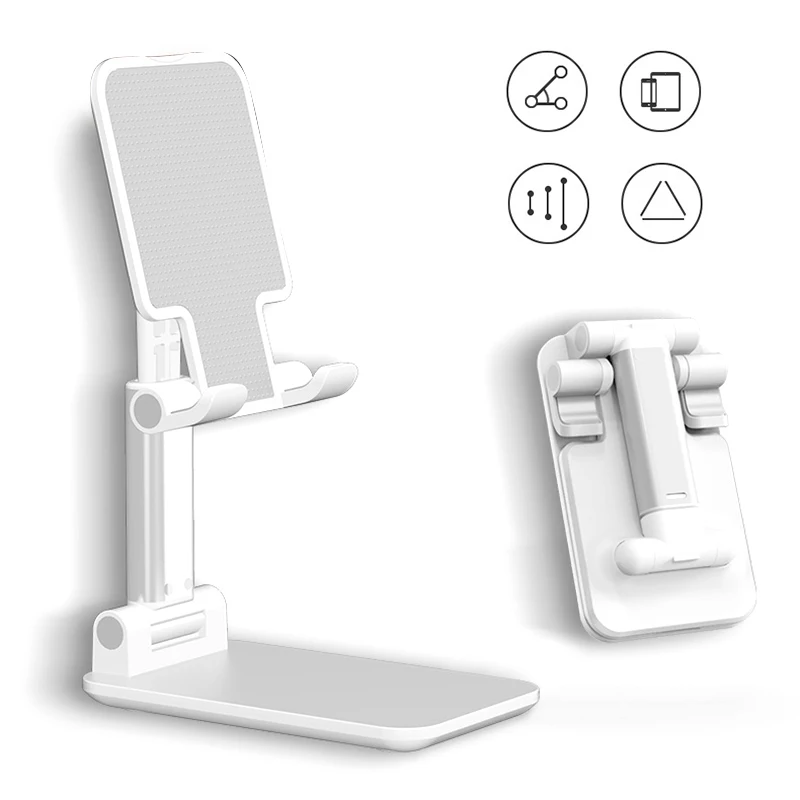 

Telescopic Folding Mobile Phone Holder Computer Stand Desktop Stand Lazy Bracket 360 Degrees Rotation Office Tools Desktop Stand