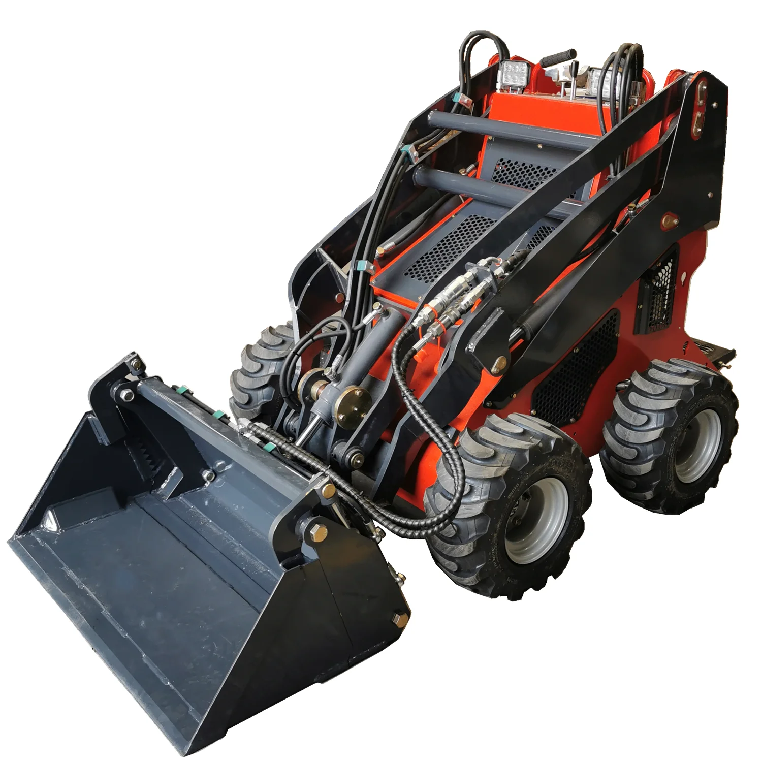 Колесный Гусеничный мини-погрузчик с бортовым поворотом одобрено Управлением по