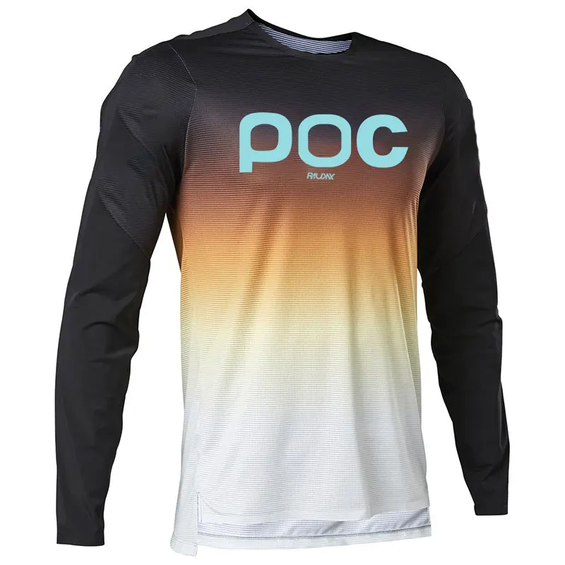 

2023 POC New Motorcycle Mountain Bike Team Downhill Jersey MTB Offroad DH Bicycle Locomotive Shirt Cross Country Mountain Jersey
