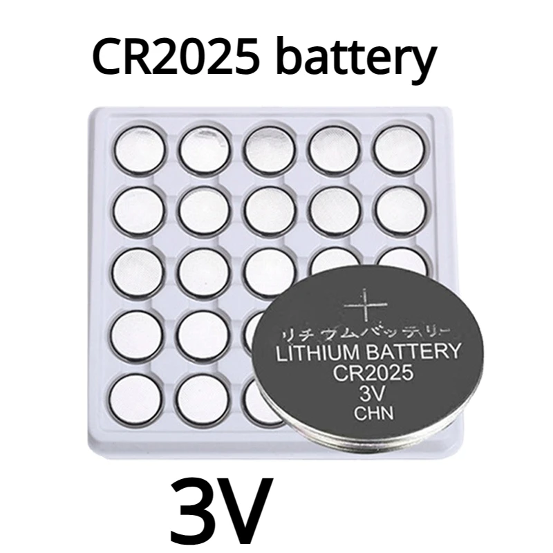 

New 100/200PCS CR2025 3V Lithium Coin Cells Button Battery BR2025 DL2025 KCR2025 2025 L12 EE6226 for Watch Remote Contorl