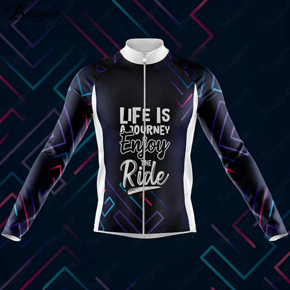 

2022 профессиональная команда maillot ciclismo hombre Велоспорт Джерси с длинными рукавами без флиса или Зимняя Термальная дорожная горная велосипедна...