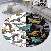 iguanas of the world premium round rug 3d printed rug non slip mat dining living room soft bedroom carpet 08