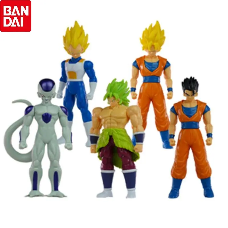 

In Shelf BANDAI Anime Figures Dragon Ball Son Goku Vegeta IV Frieza Broli Son Gohan Genuine Action Figure Active Joint Brinquedo