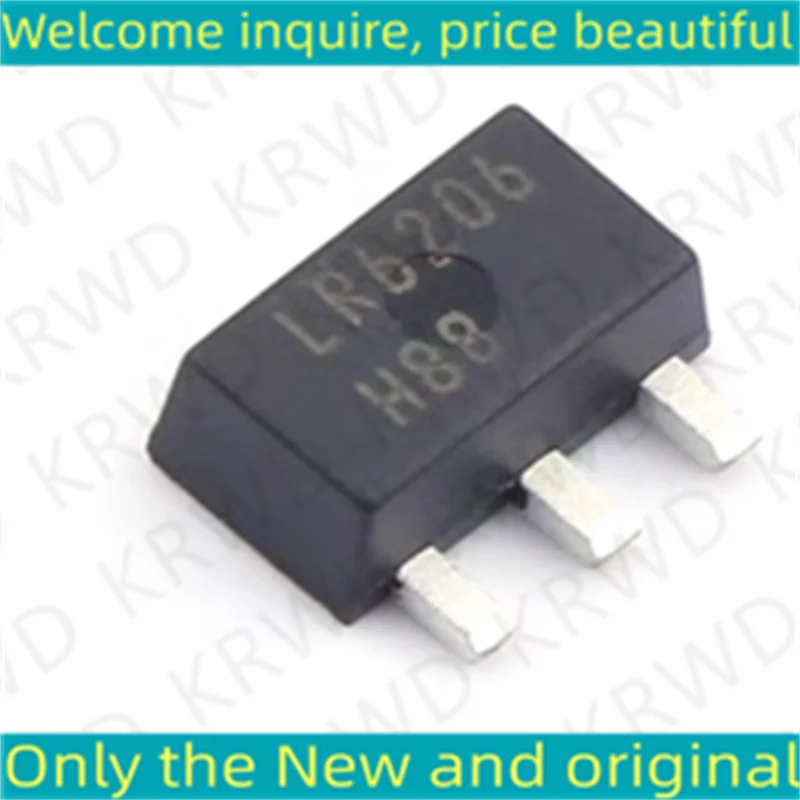 

10PCS LR6206 New and original LR645N8-G LR645N8 LR645 SOT89