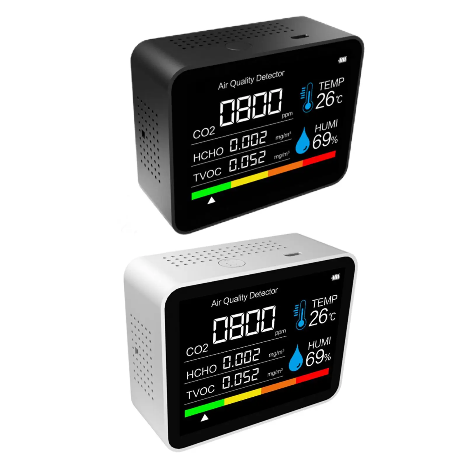 

Multi-Function Carbon Dioxide Monitor Fast Measurement Meter Air Quality for Workplace Car Home