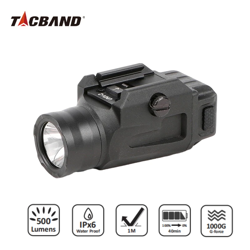 

TACBAND 300 Lumens Super Bright Night Vision Weapon Lights Tactical Outdoor Hunting LED Flashlight Water Proof Impact Resistance