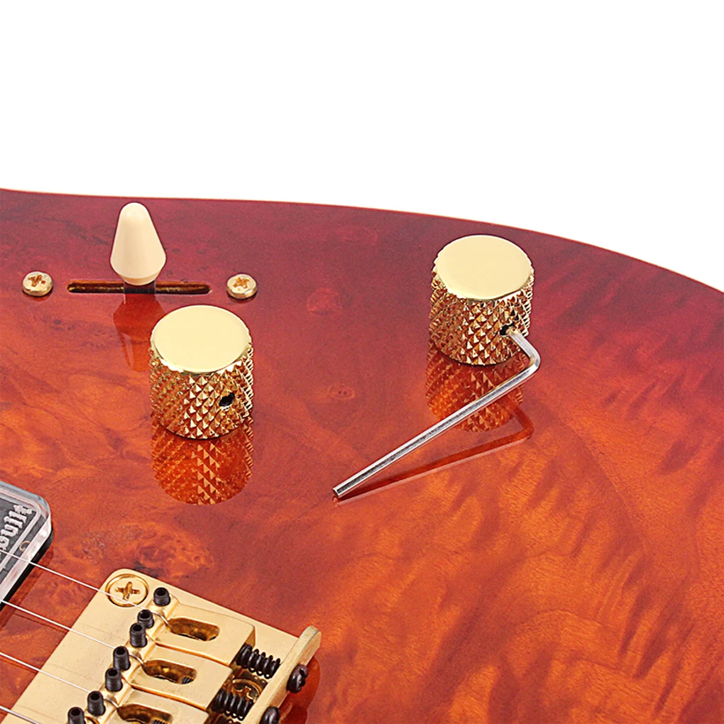 

4 Pieces Guitar Knob Non-slip-Anti-slip Volume Control Caps Replacing Parts