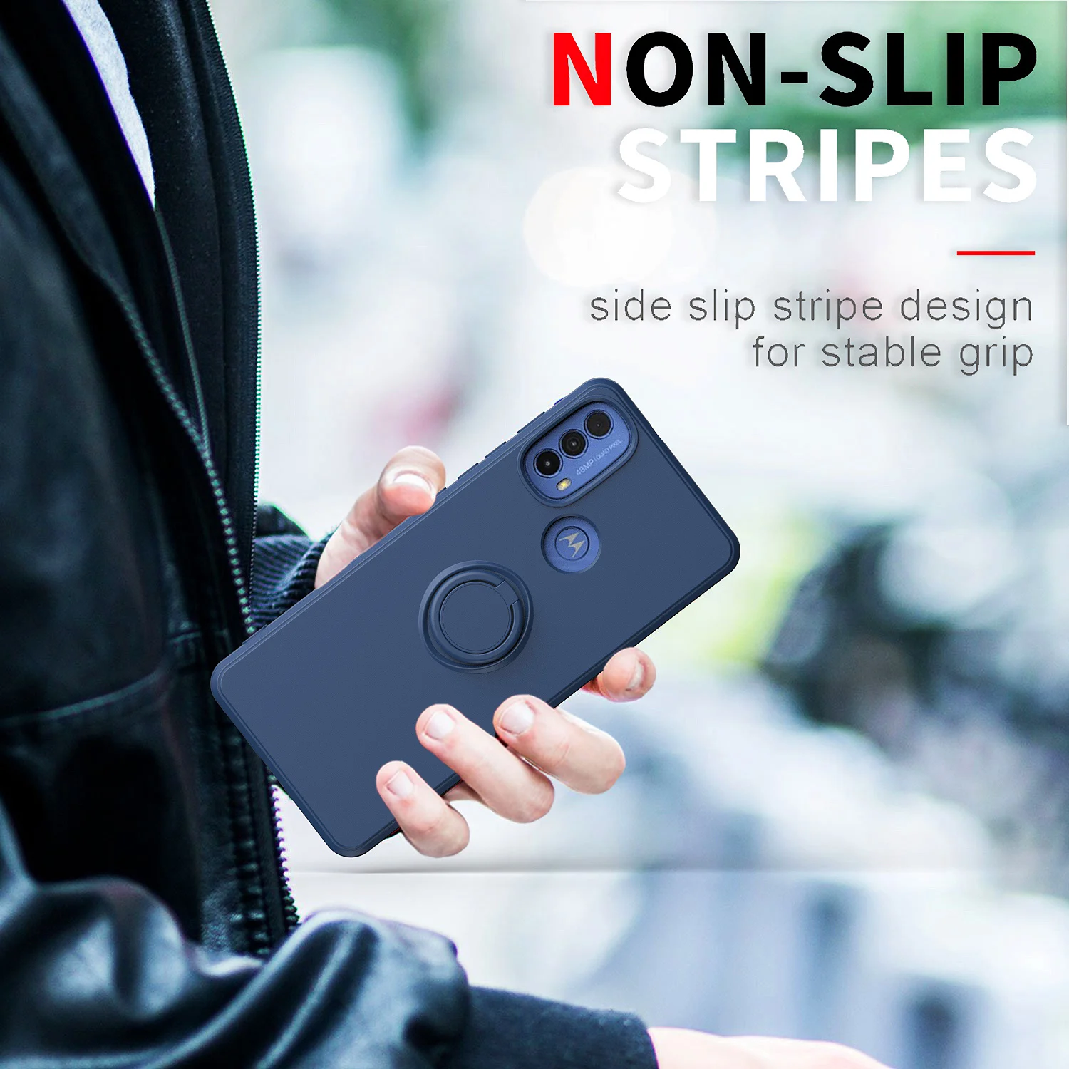 

Case for Motorola Moto G9 Plus G9 Power G9 Play Moto One Fusion G60S G60 E30 E40 Luxury Magnetic Ring Holder Cover with lanyard