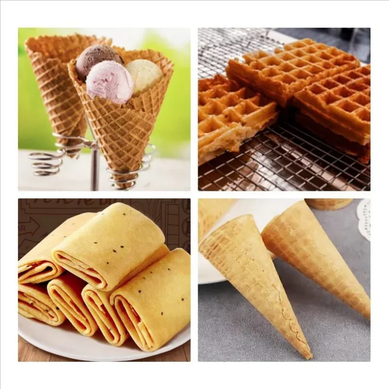 Maquina Para Hacer Conos De Helado Вафельная чашка для мороженого Вафельная чашка Make Egg Roll Maker Конус для мороженого Цена машины (art.: 3920d019abedd) - 3920d019abedd