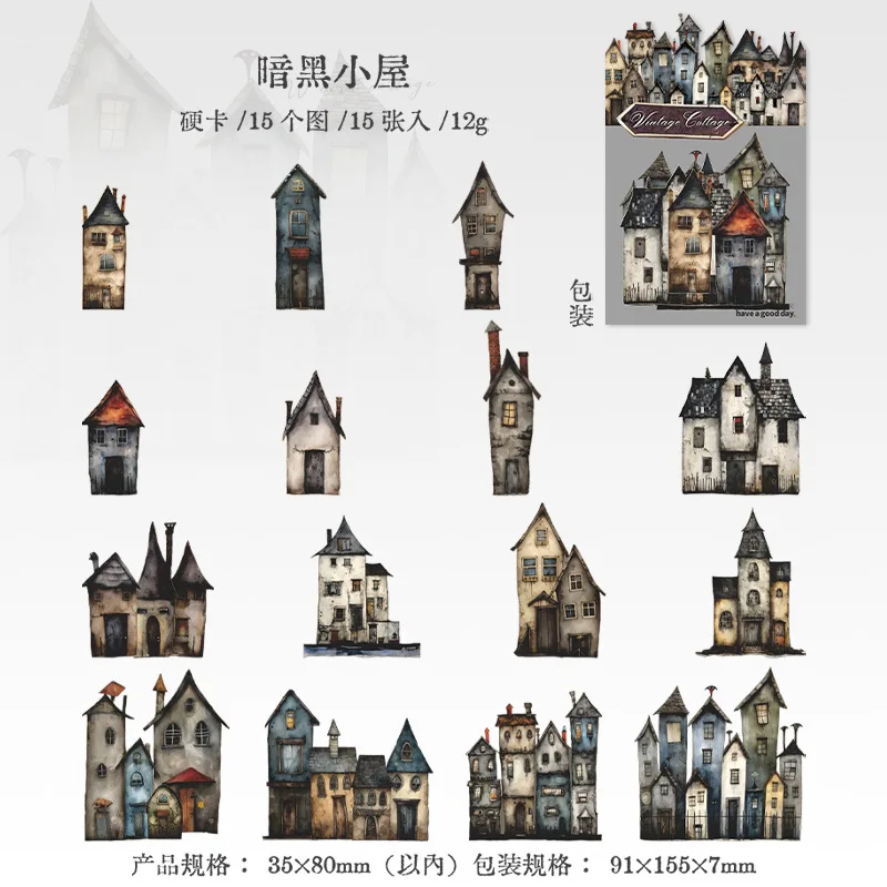 

Стикеры для скрапбукинга Alideco 15 шт.